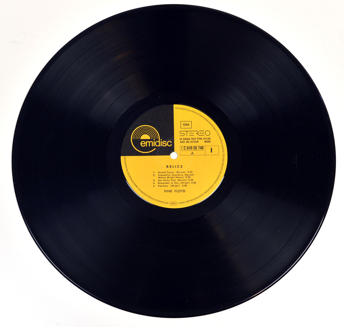 High Resolution Photo #13 PINK FLOYD Relics Germany / France